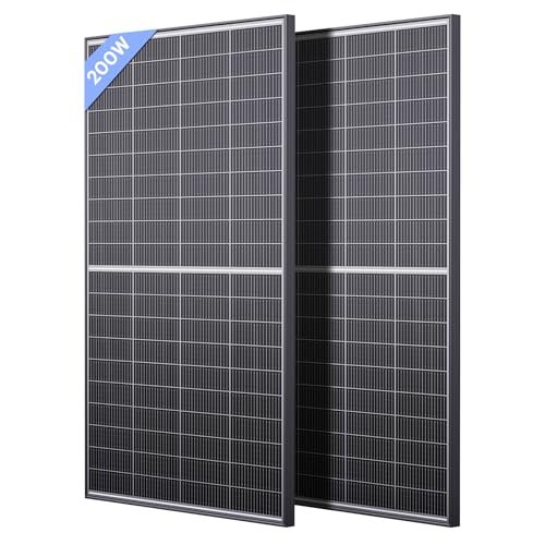 Callsun N-Type 16BB 400W Bifacial Solar Panel, 2Pcs 200...