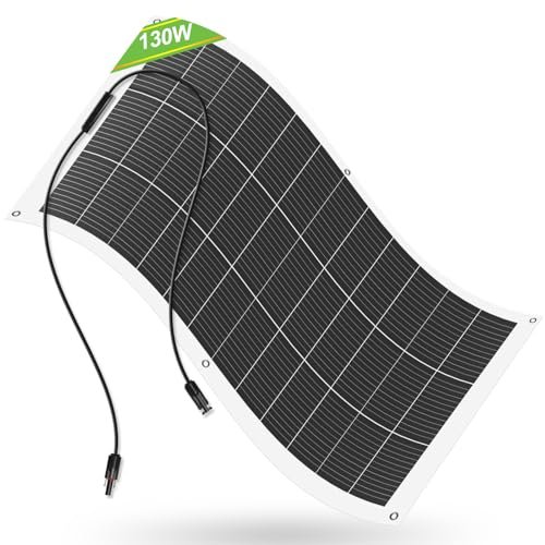 ECO-WORTHY 130 Watt 12BB Flexible Solar Panels,23.5%...
