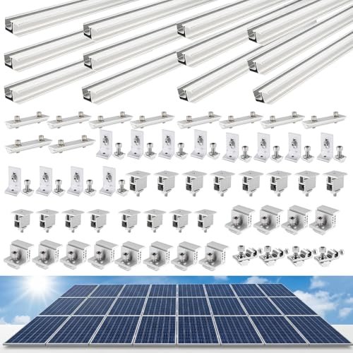 Mindoub Solar Panel Mounting Rail Kit for 7 x 320W...