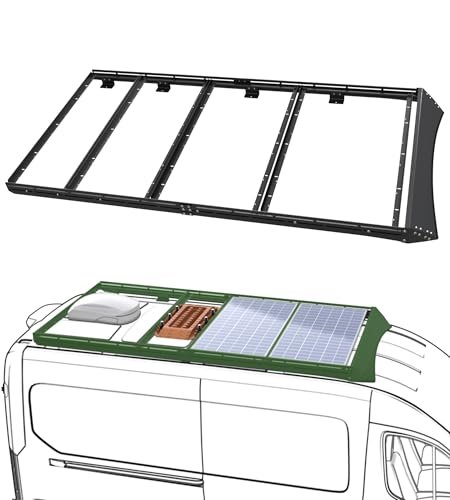 StarONE Adjustable Solar Van Roof Rack fit for Ford...