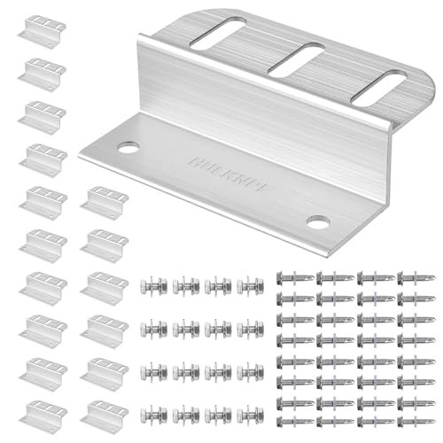 HULKNPE Z Brackets Solar Panel Mounting Kit (16 Pack)...