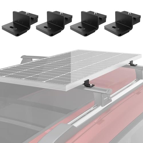 BougeRV Solar Panel T-Slot Mounting Kit Fits for Auto...