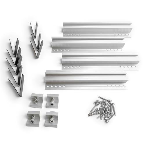 Solar Mounting Kit for Flat Roof and Ground,Shingle or...