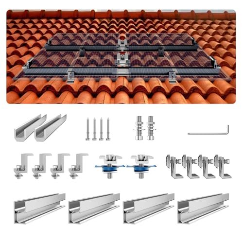 VEVOR Solar Panel Mount Kit with 4 x 30 Aluminum...