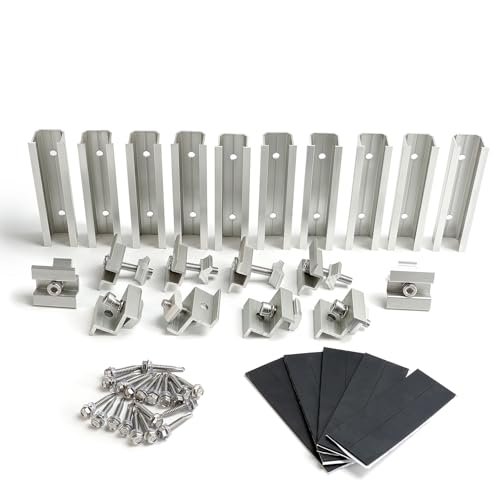 Solar Panel Mounting Brackets Mid and End Clamps and...