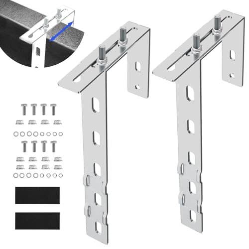 2PCS Adjustable Solar Panel Mounting Brackets,...