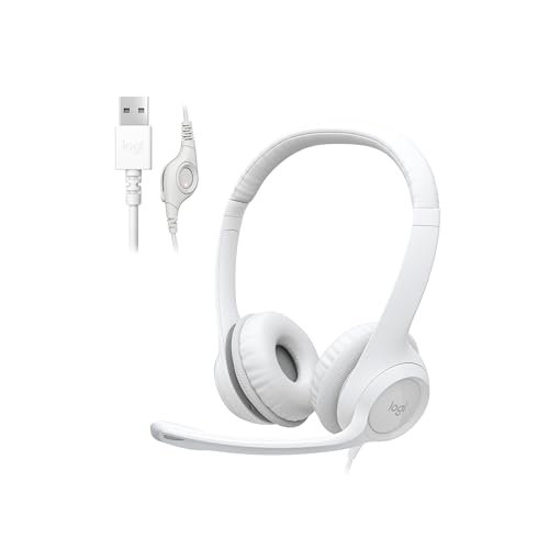 Logitech H390 Wired Headset for PC/Laptop, Stereo...