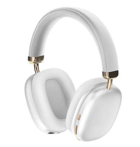 SENTRY White Over Ear Bluetooth Headphones, Active Noise...