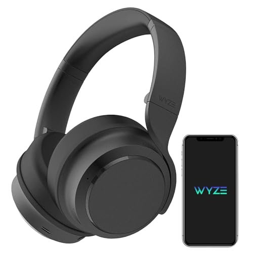 Wyze Headphones Noise Cancelling, Wireless Over Ear...