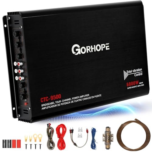 2026 Gorhope Car Amplifier,4-Channel High Power Car...