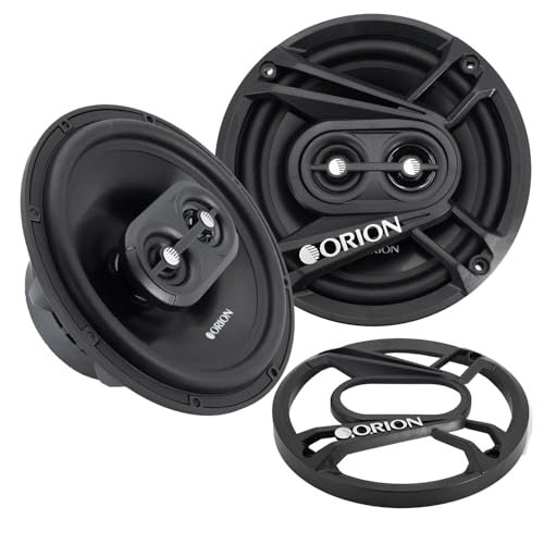 ORION Cobalt Series CB653 6.5” 3-Way Coaxial Car Speakers,...