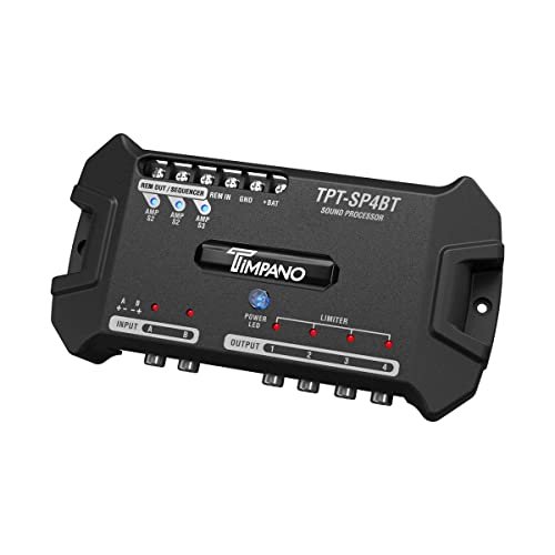 Timpano TPT-SP4BT Bluetooth DSP 4 Output Channel- Full...