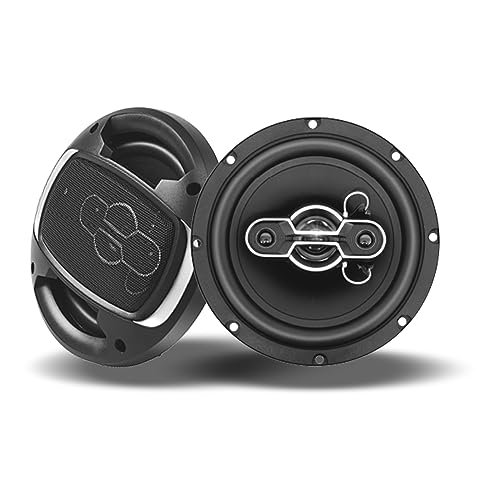 TUMAN Pro 6.5'' Car Speakers, 500 Watt Max 4-Way Coaxial...
