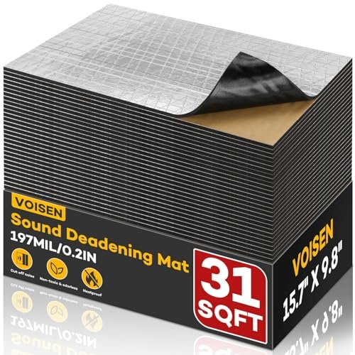 VOISNE Sound Deading Material for Cars,197 mil(5mm) 31 sqft...