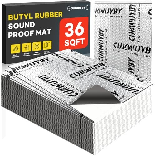 Sound Deading Material for Cars, 80mil (2mm) 36 sqft (3.4...