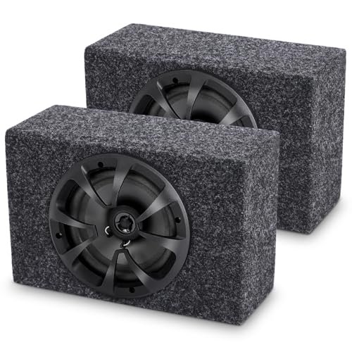 Datanly 2-Way Coaxial Car Audio Speakers with Speaker Box...