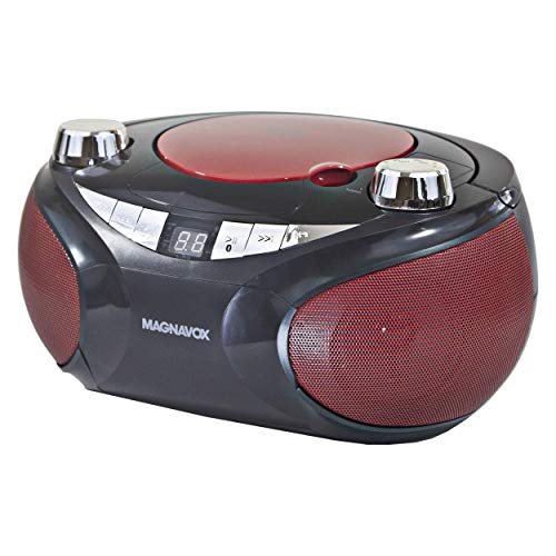Magnavox MD6949 Portable Top Loading CD Boombox with AM/FM...