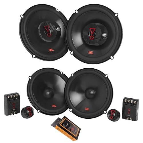 JBL Stage 3637F 3-Way + Stage 3607CF Car Speakers Bundle...