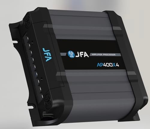 2-in-1 Built-in Audio Processor & Car Amplifier 400X4 Class...