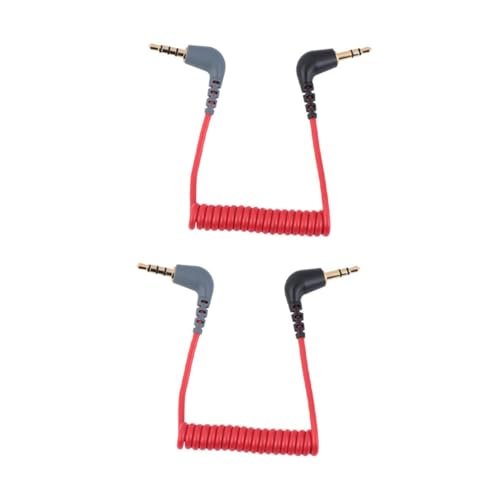 Ipetboom 2pcs 3.5mm Audio Cable Transformation Cord 0.75m...