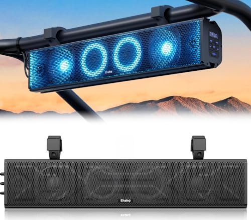 Ehaho 25 Inch UTV Sound Bar, ATV SoundBar Bluetooth with...