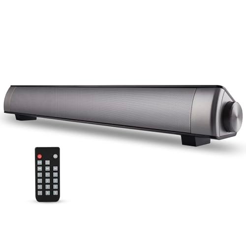 TOPROAD Sound Bar | Soundbar Wired and Wireless Bluetooth...