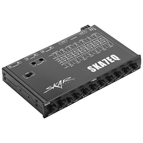 Skar Audio SKA7EQ 7 Band 1/2 DIN Pre-Amp Car Audio...