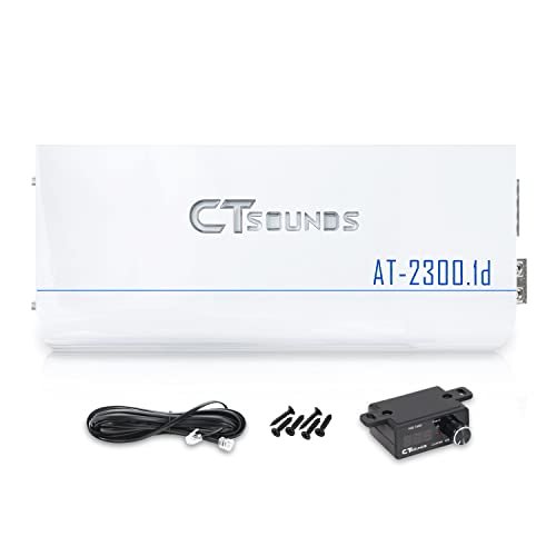 CT Sounds ATv2-2300.1d 2500 Watt Strappable Class D Car...