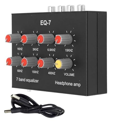 EQ 7 Band Sound Equalizer Home Audio, 2 Channel Car...