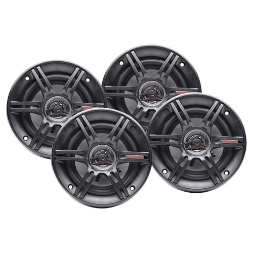 Crunch 2 Pair 6.5 Inch Car Audio Speakers, 300 Watt...