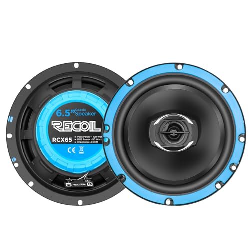 RECOIL RCX65 Echo Series 6.5-Inch Car Audio Coaxial Speaker...