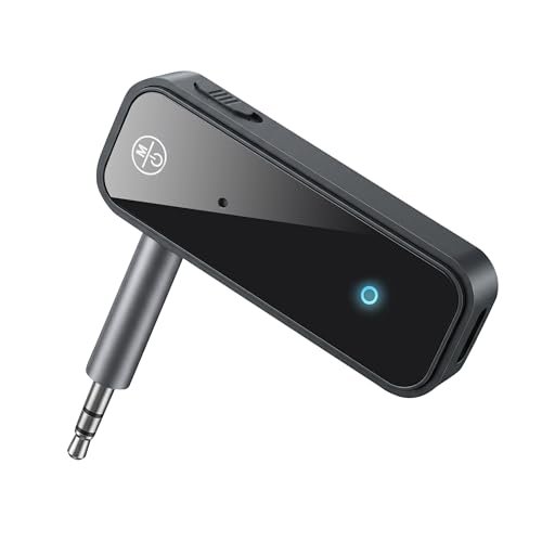 Aux Bluetooth 5.3 Adapter for Car, 2 in 1 Bluetooth...
