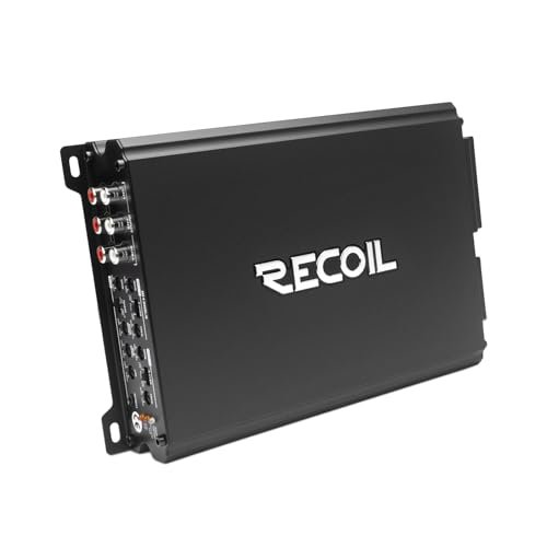 RECOIL DI1300.5 5-Channel Class-D Car Amplifier 2600W Max,...
