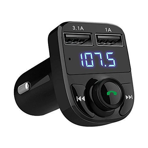 Handsfree Call Car Charger, Wireless Bluetooth 5.3 FM...