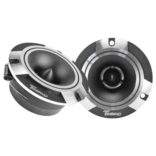 Timpano TPT-ST2 Chrome Slim Super Tweeter, 600 Watts 4...