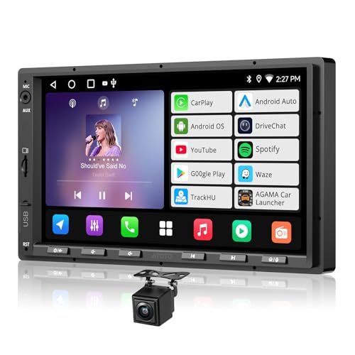 ATOTOZONE A5L 7inch Android Double DIN Car Stereo &...