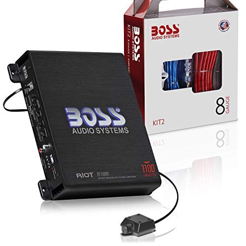 BOSS Audio Systems R1100MK Monoblock Car Amplifier and 8...