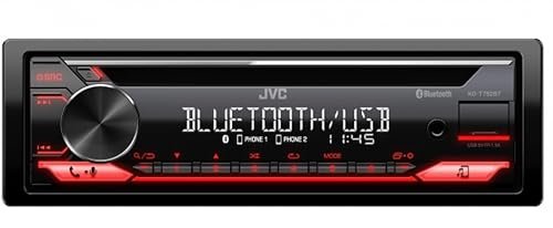 JVC Single-Din Built-in Bluetooth, Dual Phone Connection,...