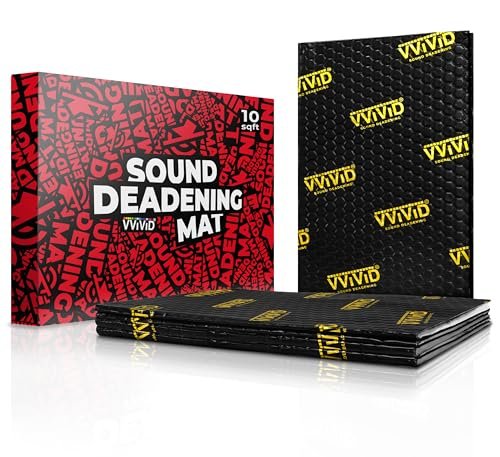 VViViD Premium Double Density Car Sound Deadening Mat, 2mm...