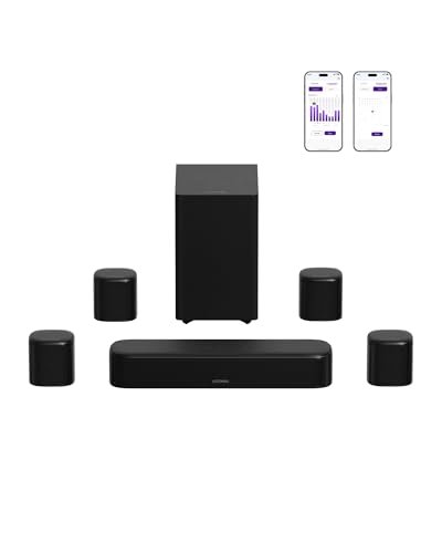 ULTIMEA 7.1ch Surround Sound Bar for Smart TV, with 4...
