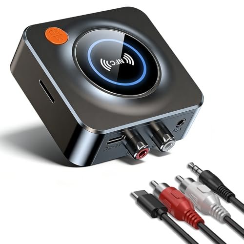 Bluetooth Receiver for Home Stereo, AUX RCA to Bluetooth...