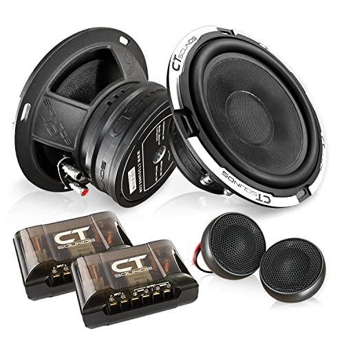 CT Sounds Meso 6.5” 320 Watt 2-Way Premium Component Car...