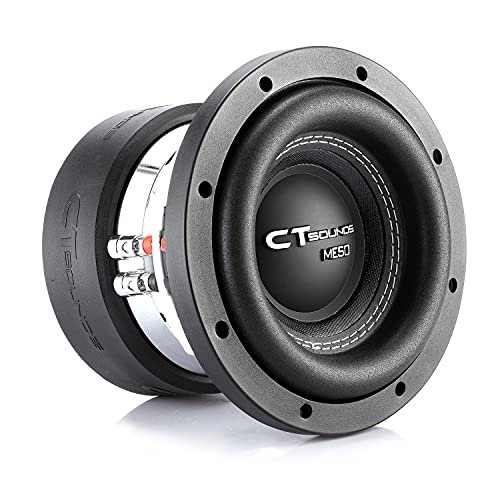 CT Sounds Meso-6.5-D4 6.5 Inch Car Subwoofer Dual 4 Ohm,...