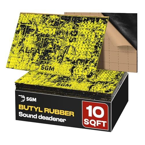 SGM Gold Exclusive Car Sound Deadening Mat 80 mil (2mm)...