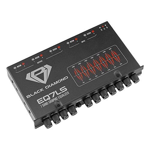Black Diamond EQ7LS 7-Band Stereo Equalizer/Crossover Pre...