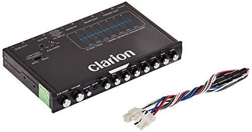 Clarion EQS755 7-Band Car Audio Graphic Equalizer with...