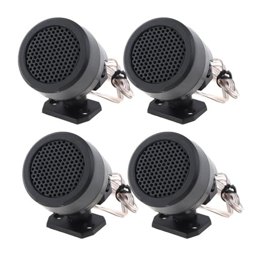 DriSentri 4pcs Dome Tweeters, 12V 500W High Efficiency Car...