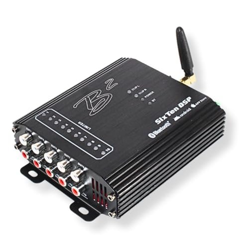B2 Audio Black 4v 10 Channel DSP with Bluetooth...
