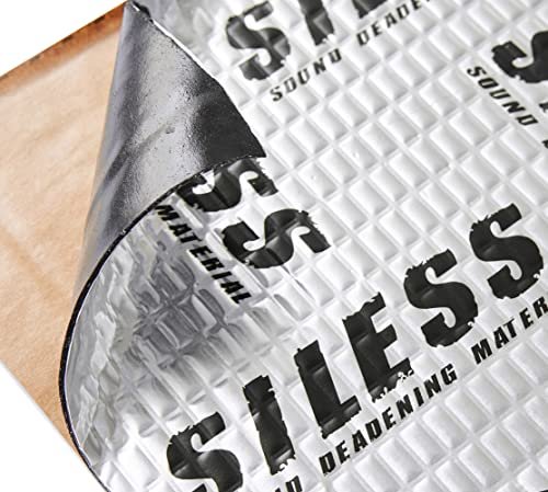 Siless 80 mil (2mm) Car Sound Deadening mat - Butyl Automoti - The Best Sound Settings for Car Audio review