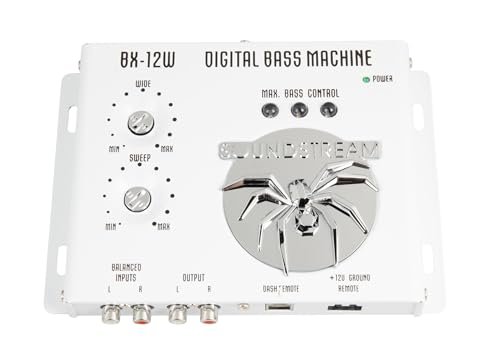 Soundstream BX-12W – White Bass Processor | Subwoofer Bass...